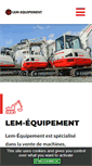 Mobile Screenshot of lem-equipement.com