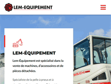 Tablet Screenshot of lem-equipement.com